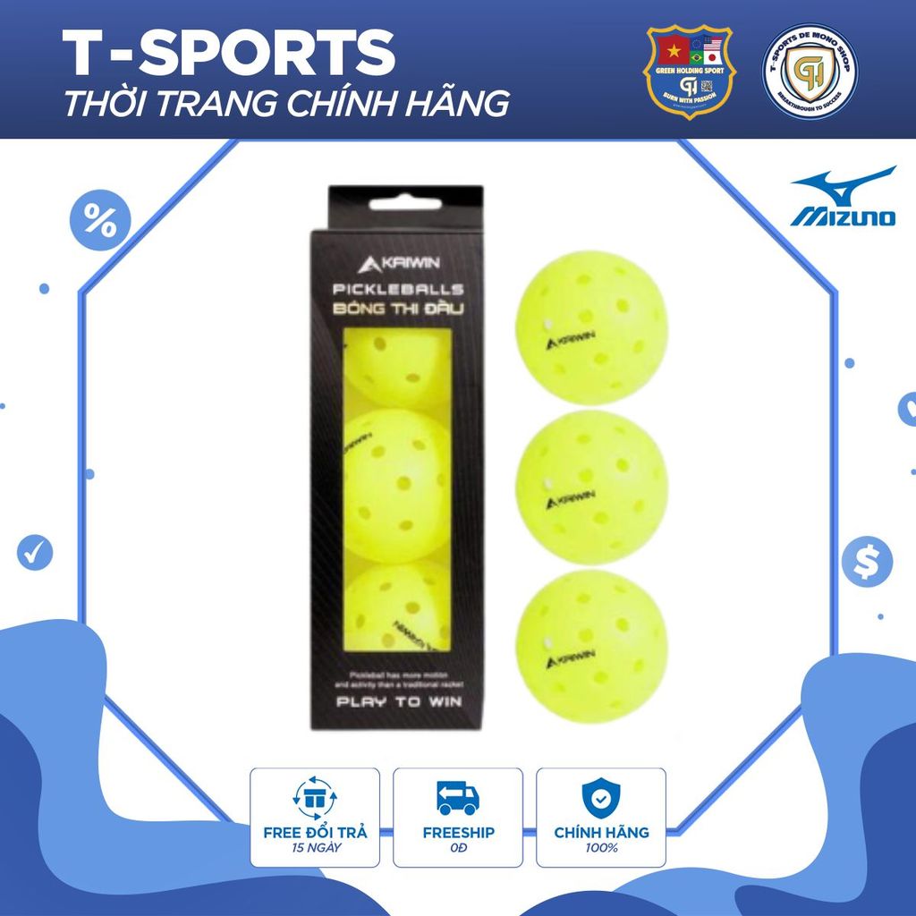 Bóng thi đấu pickleball Kawin KW40L