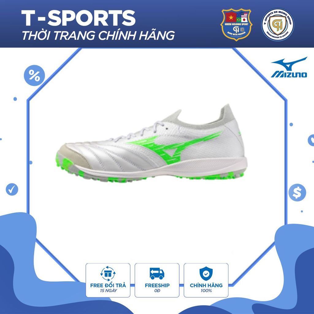 Giày đá bóng Mizuno Morelia Neosal B Japan Tf Mềm Mại, Đế Cao SU TF Chống Trơn Trượt