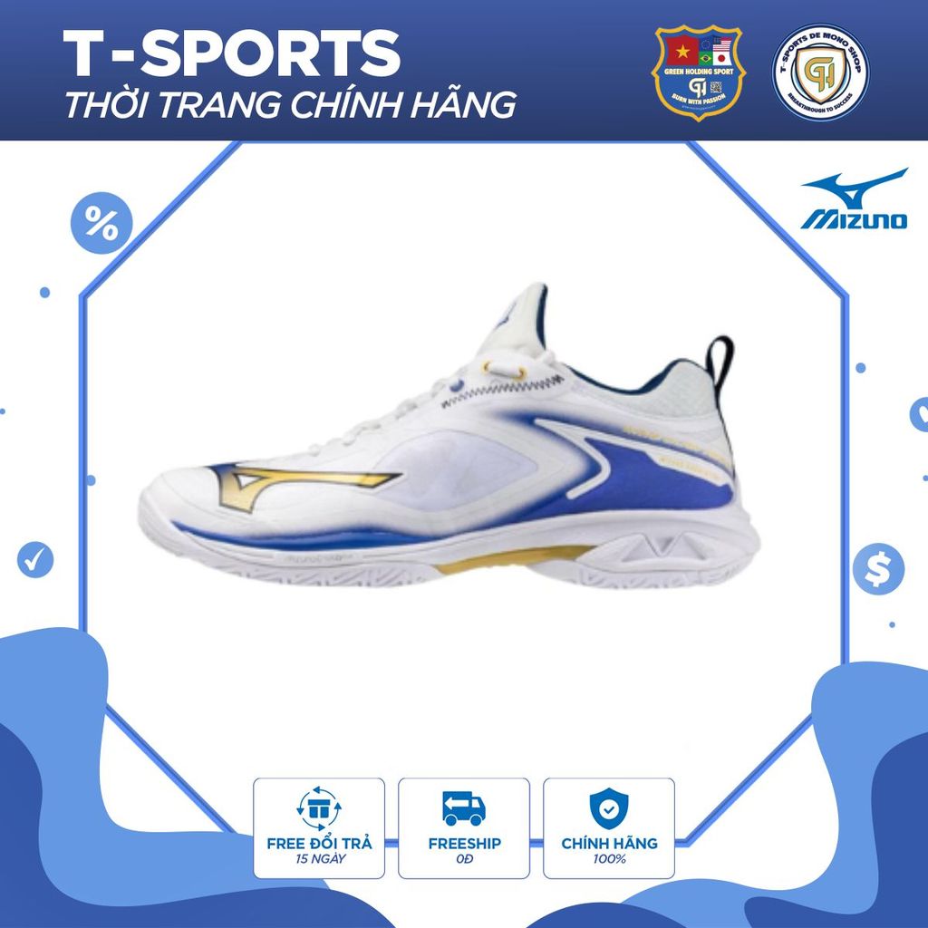 Giày Cầu Lông Mizuno WAVE CLAW NEO 3 (NEW) - Nhanh hơn, êm hơn, trợ lực bật nhảy phù hợp lối đánh tốc độ và linh hoạt