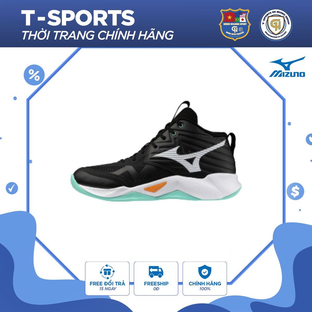Giày Cầu Lông Mizuno Wave Momentum Pro Mid - Cấu trúc Wave, hỗ trợ tối ưu