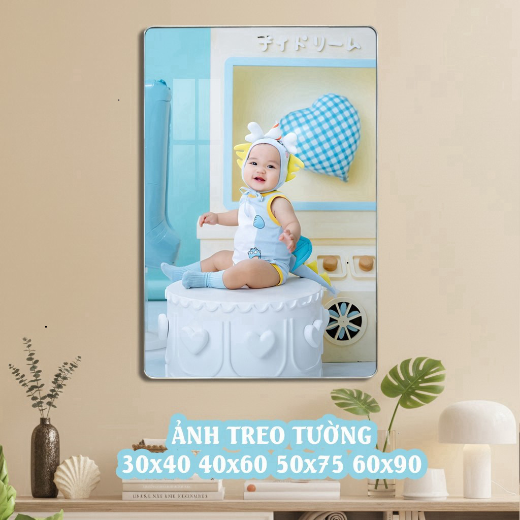 Ảnh treo tường 30x40 40x60 50x75 60x90 cm in theo yêu cầu,  in ảnh từ điện thoại