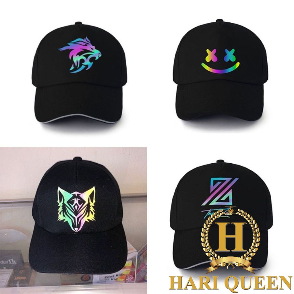 Mũ Lưỡi Trai Trucker Phản Quang Hình Mặt Cười – Mặt Sói – Đầu Hổ Cá Tính Mũ Snapback Boy Phố Girl Ph