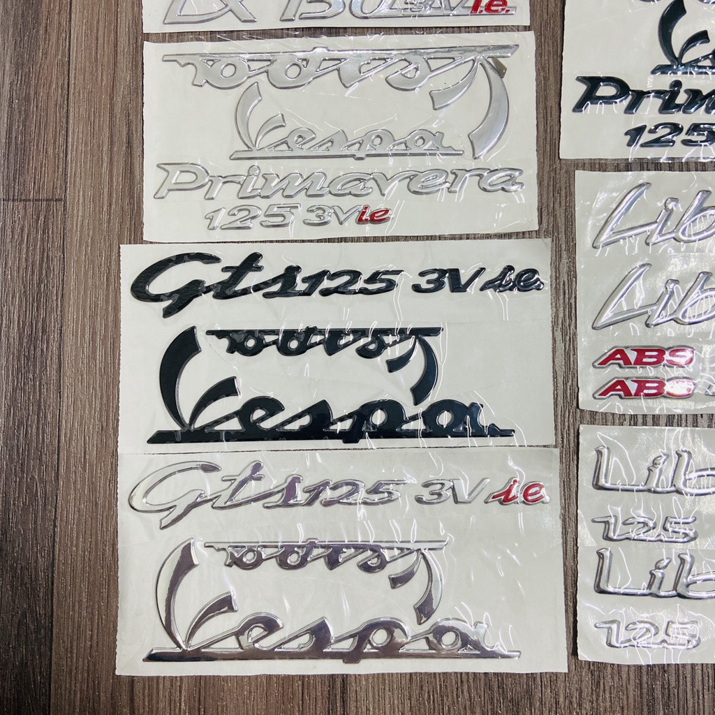 [TEM VESPA] TEM DÁN XE VESPA GTS125 3V ie CAO CẤP NHƯ ZIN SIÊU ĐẸP