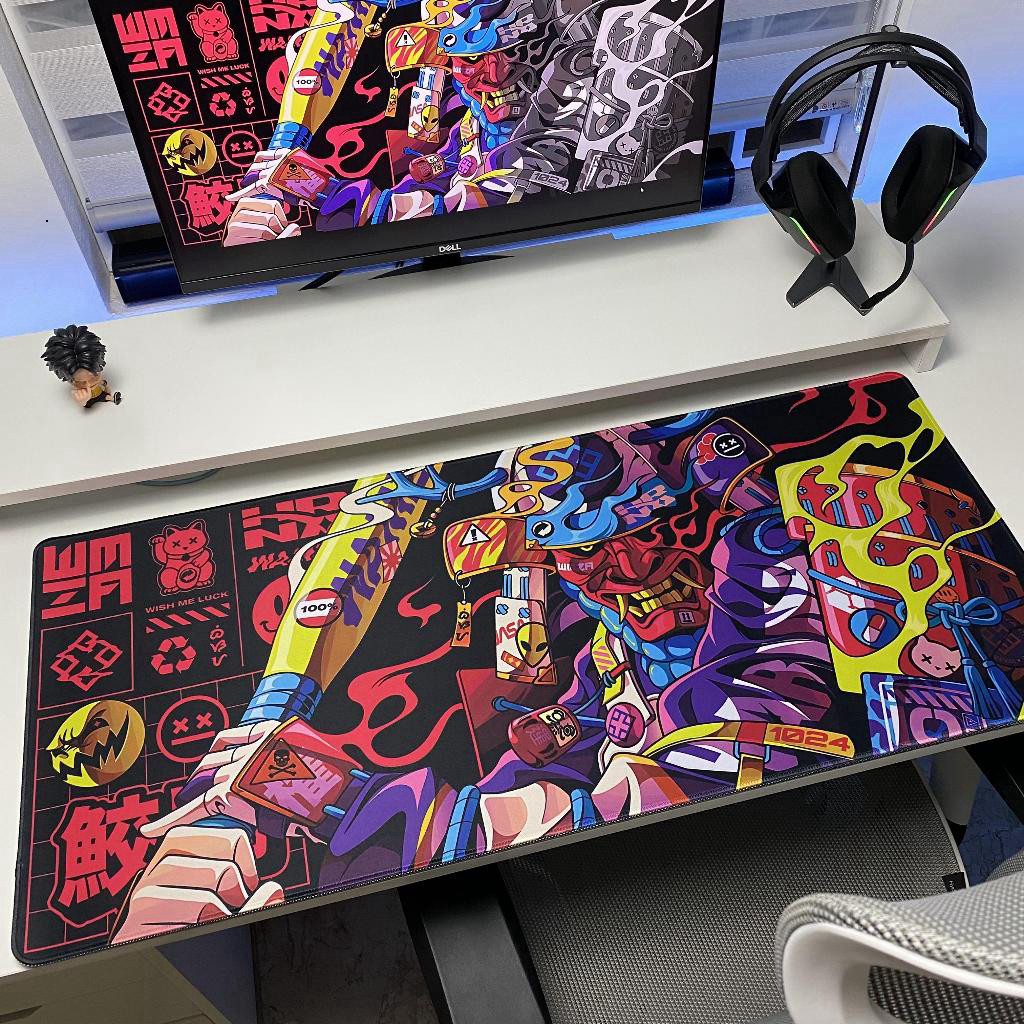 Lót Chuột Cỡ Lớn Deskmat 90x40 / 80x30cm, Pad Chuột Gaming Chống Trượt