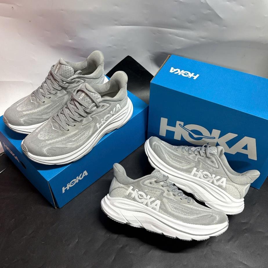Giày thể thao Hoka Clifton 10 Grey White