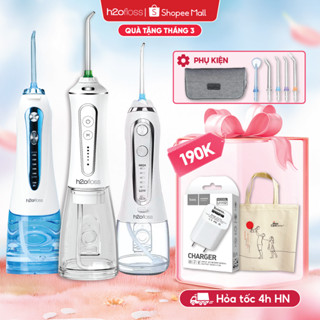 Máy Tăm Nước H2OFloss HF6P HF9P [Mẫu Mới] Cải tiến công nghệ tia nước sạch X4 Lần - Bảo Hành 12 tháng, Kèm túi đựng máy