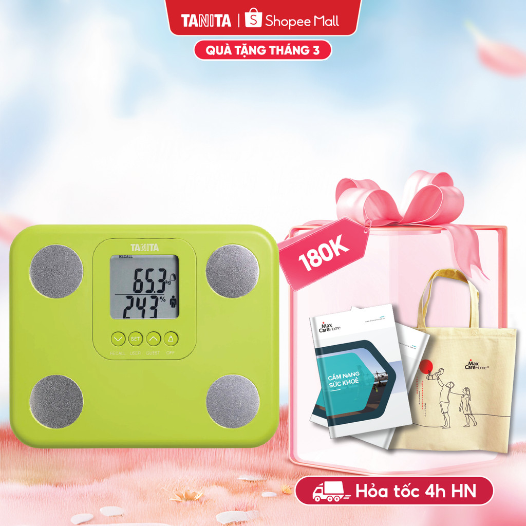 Cân Điện Tử Sức Khỏe Phân Tích 9 Chỉ Số Cơ Thể Tanita BC-730 Thương Hiệu Nhật Bản