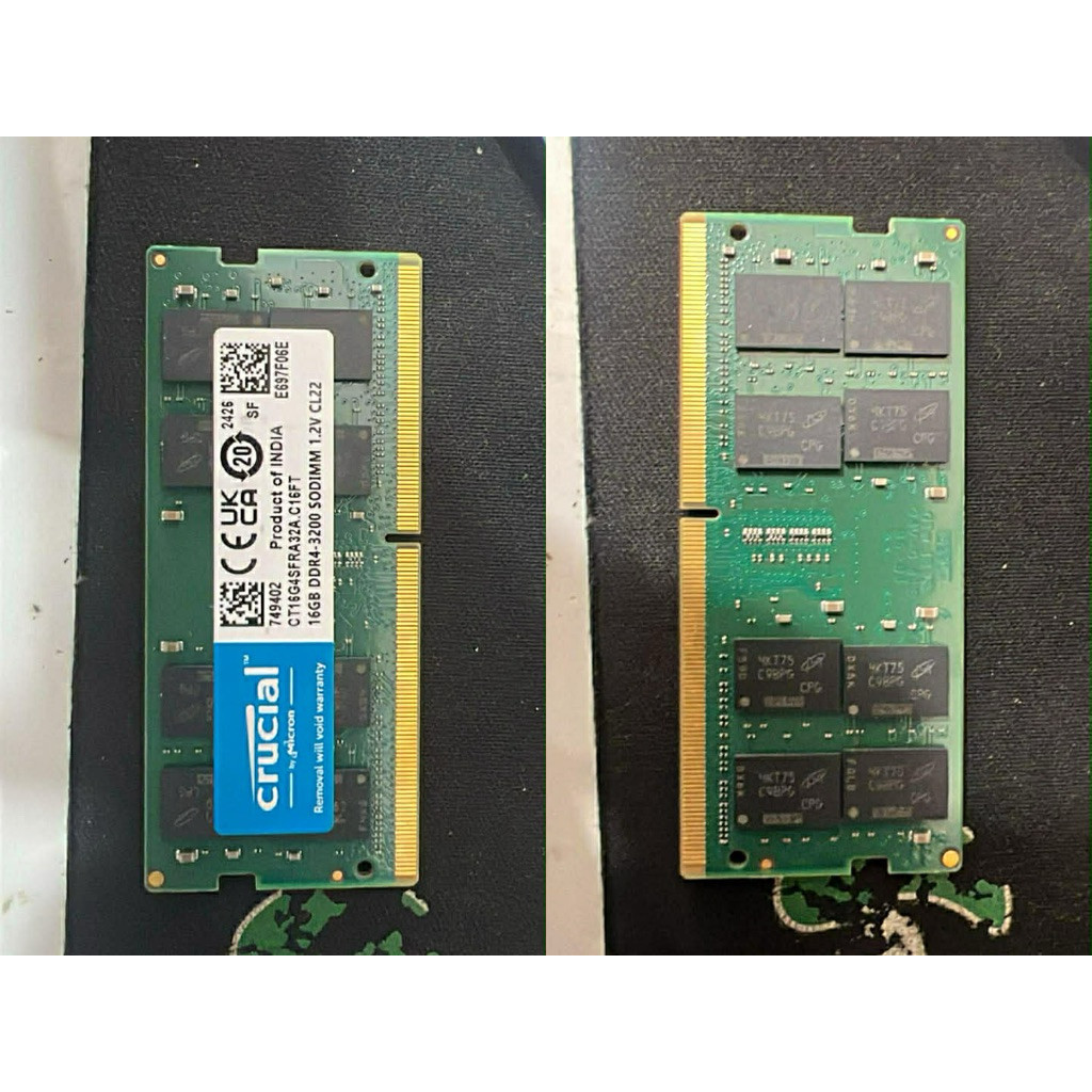 Ram Crucial Laptop DDR4 dung lượng 16GB bus 3200MHz – BH 36 tháng