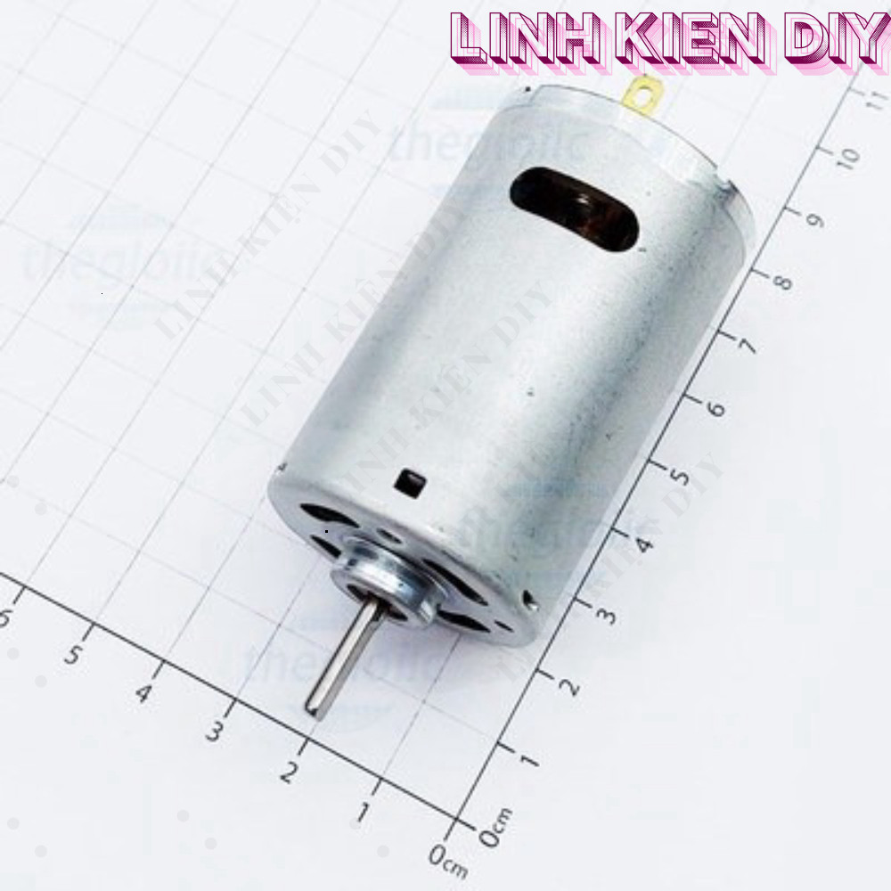 RS550 Động Cơ DC 12VDC, 8800 rpm, Trục 3.17mm Linh Kiện DIY