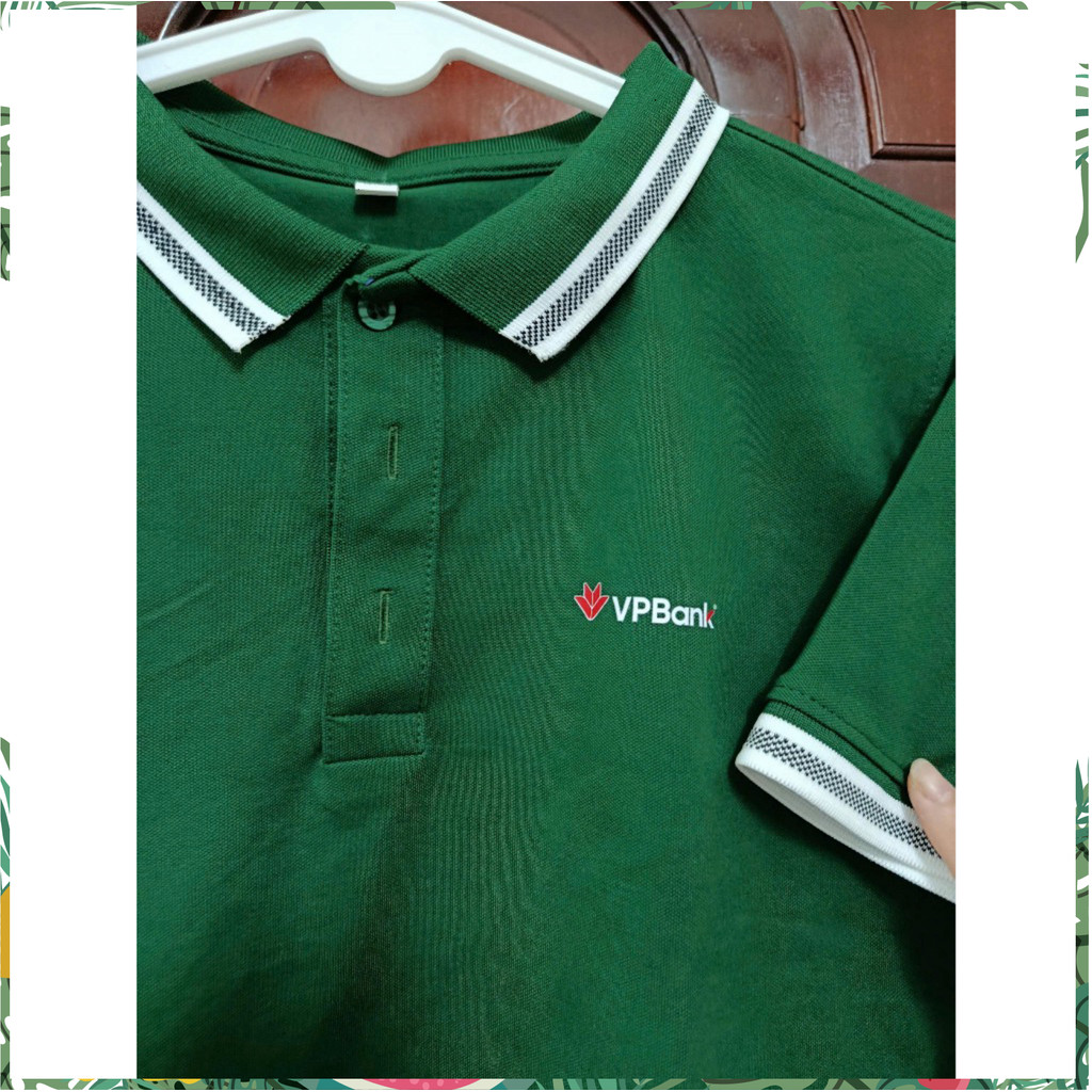 Áo Polo VPbank Cá Sấu Cotto 100% Suông Unisex Thể Thao xfctt