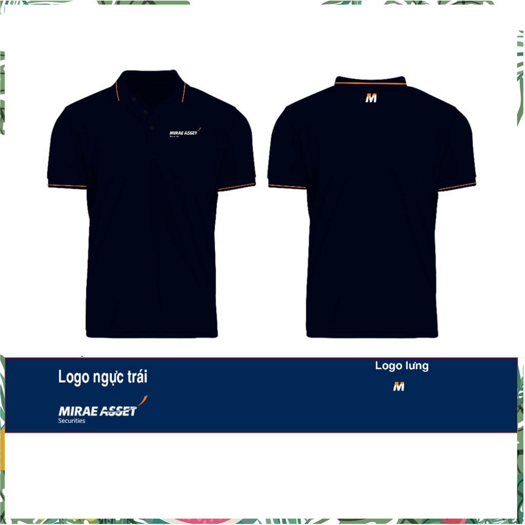 Đồng Phục Áo Công Ty Mirae Asset Trendy Mẫu Mới xfctt