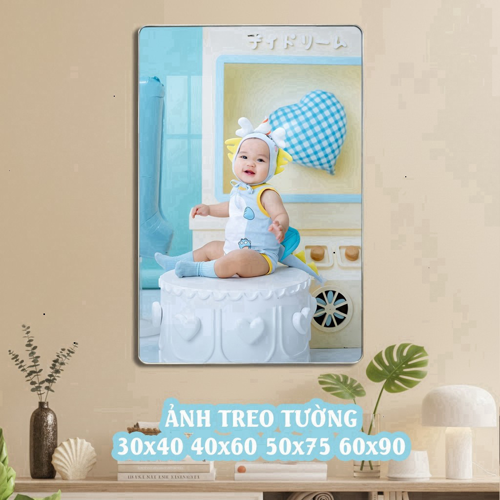 Ảnh treo tường 30x40 40x60 50x75 60x90 cm in theo yêu cầu,  in ảnh từ điện thoại
