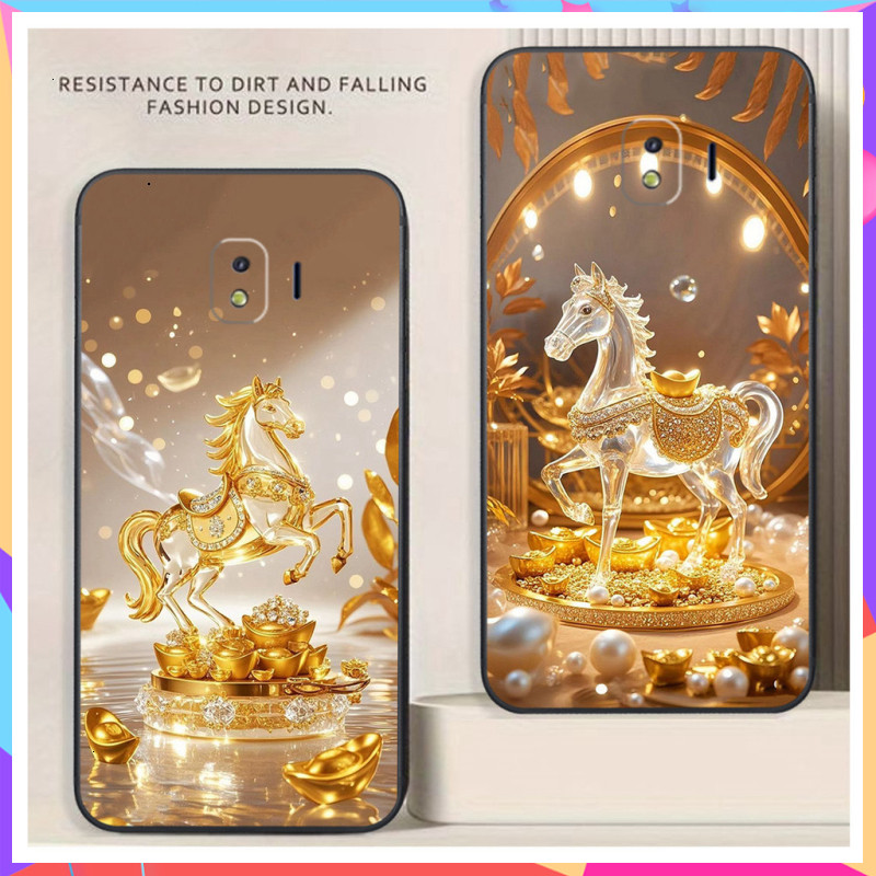 Ốp lưng Samsung J2 Pro / J2 Core / J2 Prime / J4 in hình Ngựa horse tài lộc năm mới OLX1003