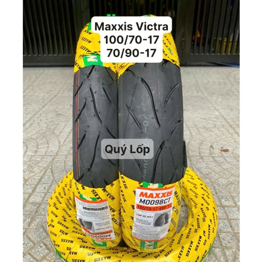Vỏ lốp Maxxis VICTRA size 100/70-17, 70/90-17 gắn cho Exciter 135 5 số. Vỏ không ruột(săm)