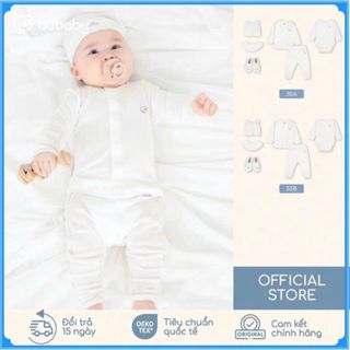 Set quà tặng đầy tháng BU Baby Kèm Hộp quà Fullmoon cho bé yêu - GSR680000 | Quần áo Bubaby chính hãng