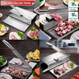 Máy thái thịt đa năng: Thái mỏng, chặt xương, cắt rau củ Meat Bone Cutter Commercial 304 825-25