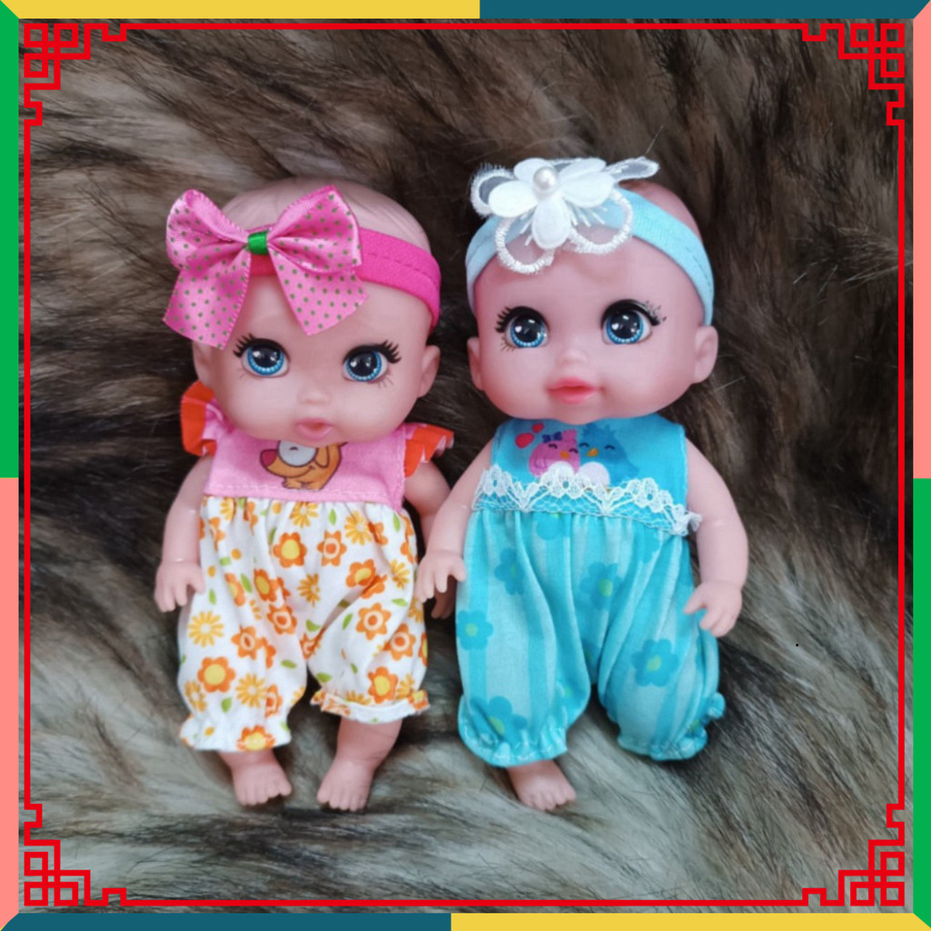 Bé Búp Bê Nhựa Mềm Reborn Baby 16cm Vinyl Crying Baby Toy