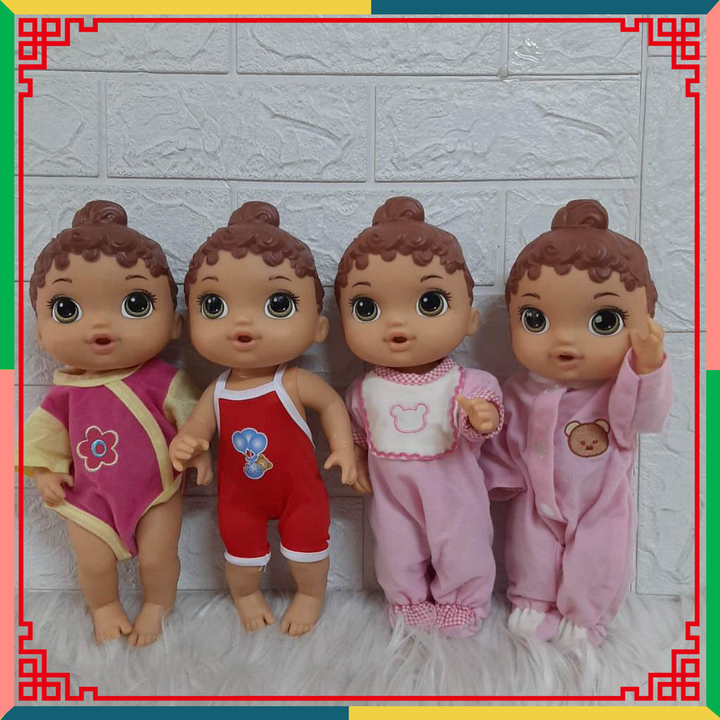 Baby Alive Baby Lil Sounds Búp Bê Kể Chuyện Nước Mắt Cô Đơn Brown Hair PVN4221