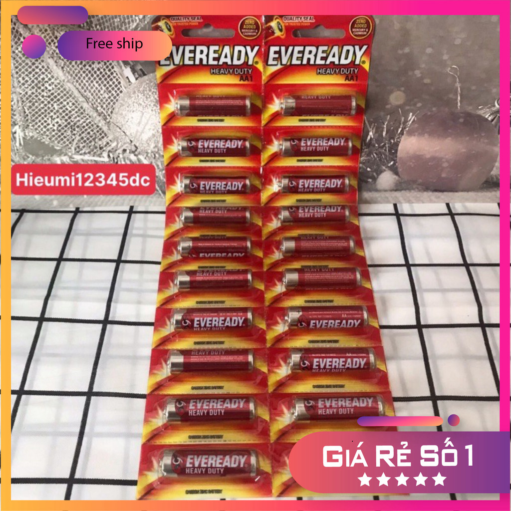 Pin eveready heavy duty AA
