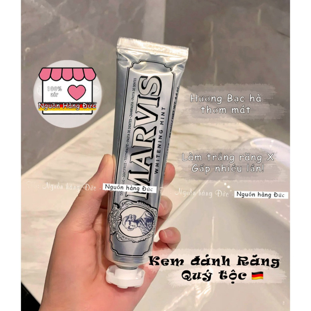 Kem đánh răng Marvis làm trắng cao cấp - Marvis whitening mint Rachstore