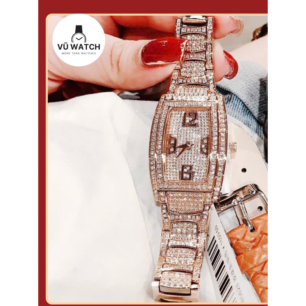 BẢO WATCH Đồng Hồ Nữ  X-cer Form Piaget Full Đá Sáng Lấp Lánh Máy Nhật Chống Nước