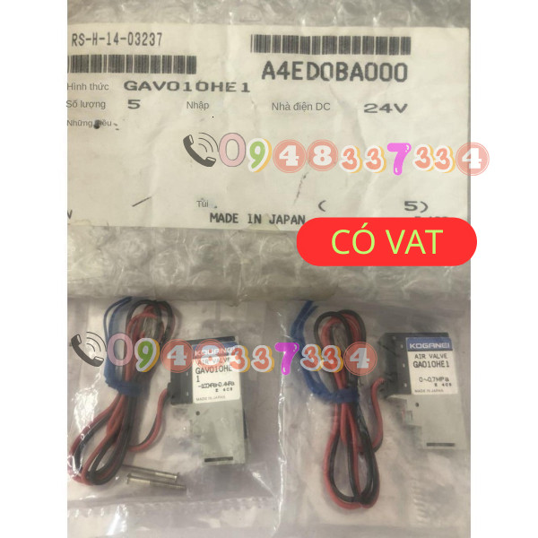 Van Điện Từ Koganei Gav010he1 Ga010he1 Nhật Bản