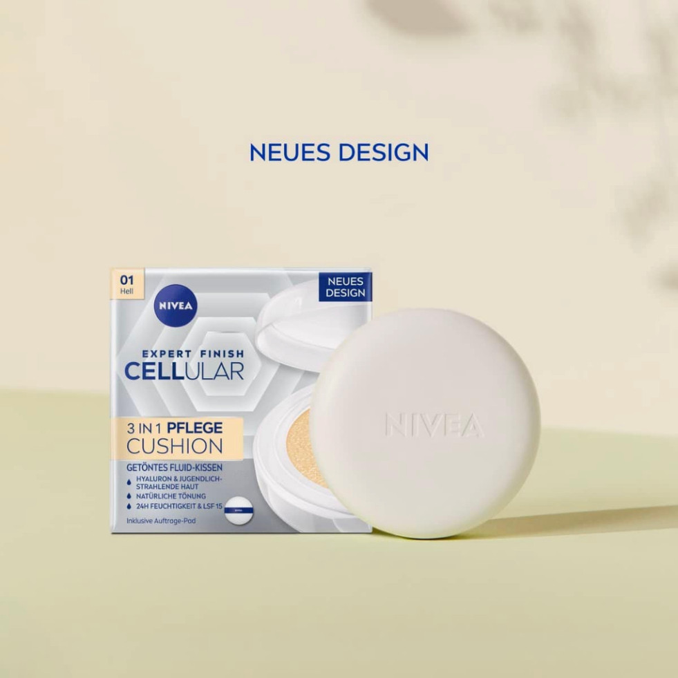 Phấn nước Nivea Cushion Hyaluron Cellular Filler 3 In 1 Làm Căng Da Rachstore