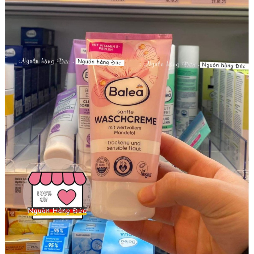 Sữa rửa mặt Balea Đức chiết xuất từ Hoa anh đào và hạnh nhân - Nguồn hàng Đức Rachstore