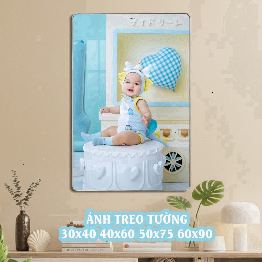 Ảnh treo tường 30x40 40x60 50x75 60x90 cm in theo yêu cầu,  in ảnh từ điện thoại