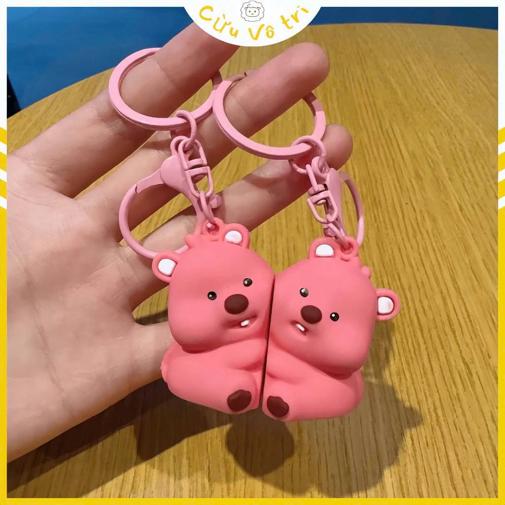 Móc khóa đôi gấu Loppy, Móc Chìa Khoá Móc Khoá cặp đôi