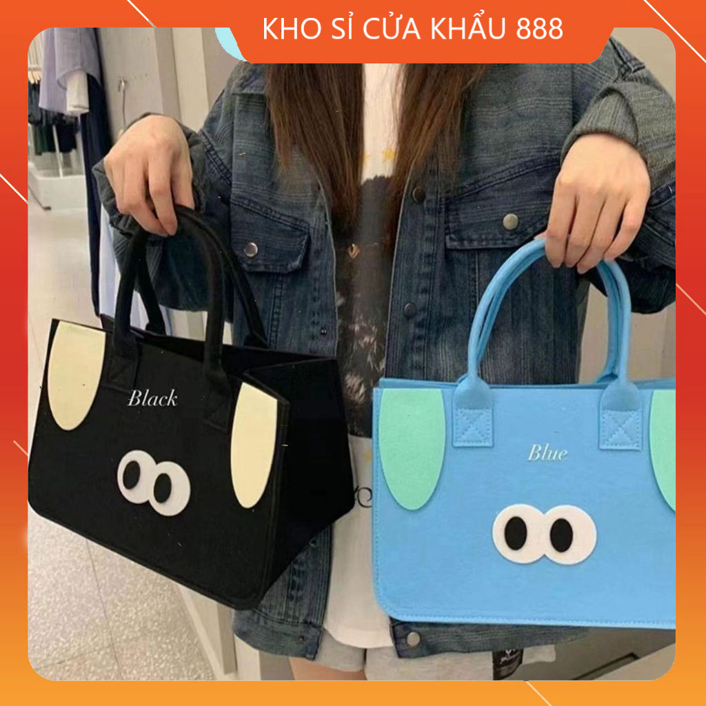 Túi Xách Nỉ AOLANG Đẹp Thời Trang Hoạt Hình Dễ Thương