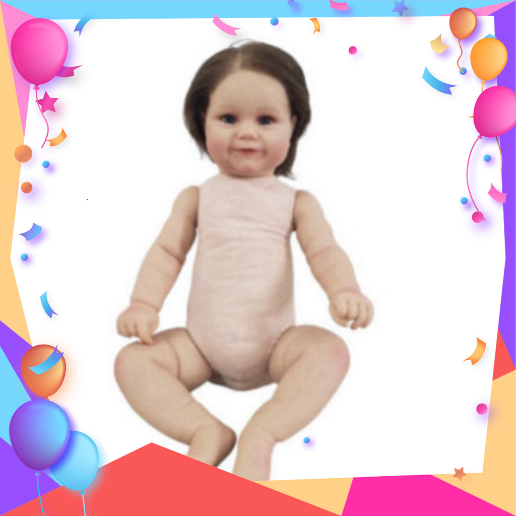 Áo Dài Cúp Mềm Búp Bê Reborn Vinyl Màu Nâu 60cm Maddie Doll