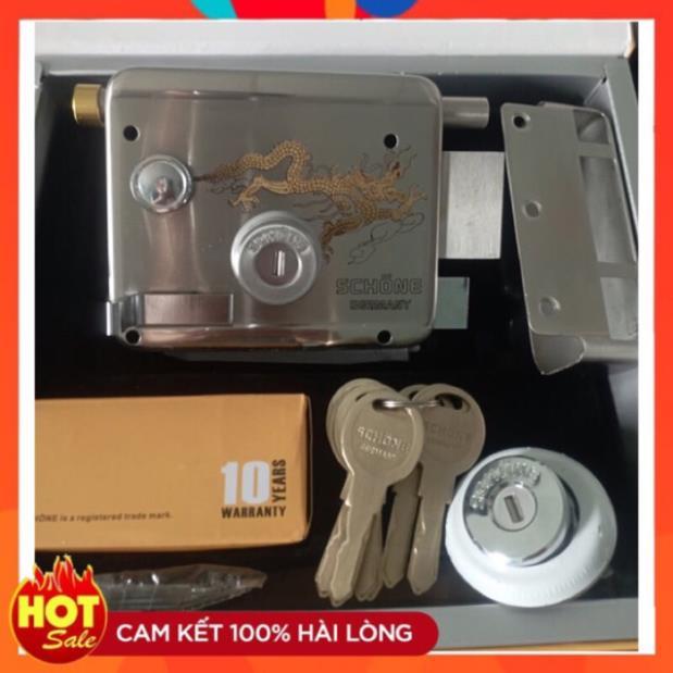 Khoá cổng Schone 1669 rồng inox 304