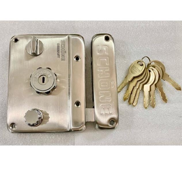 Hộp khoá cửa cổng Schone SC 2133 inox 304 chính hãng