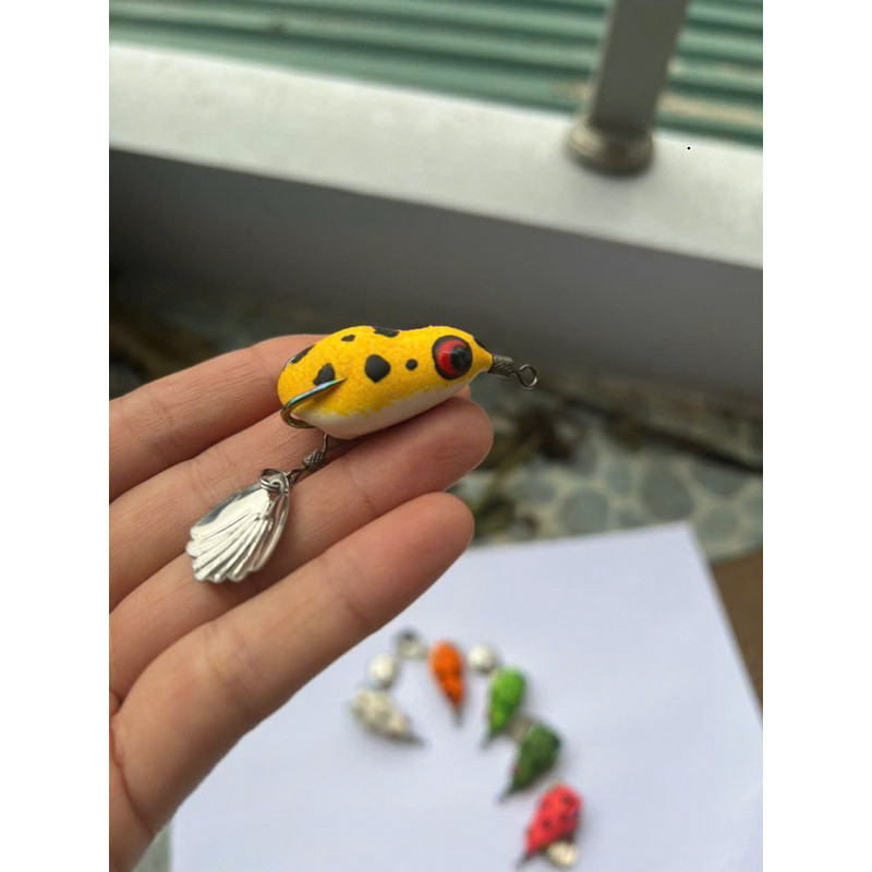 mồi câu lure hàng loại 1 Muối tiêu mini VN2 lưỡi titan vẫn là ưu Body nhỏ gọn được lm thủ công tỉ mỉ