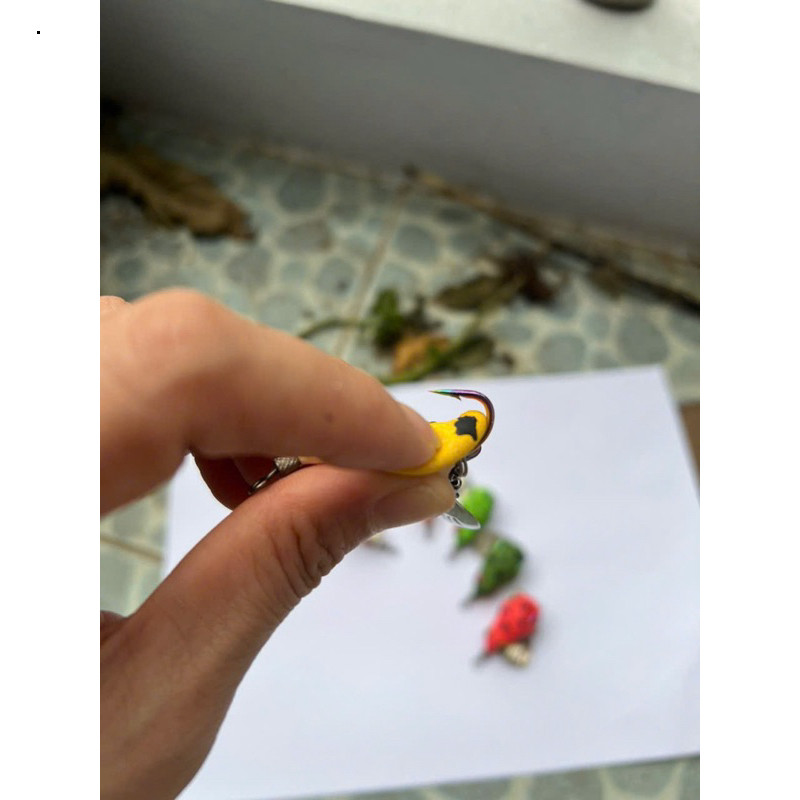 mồi câu lure hàng loại 1 Muối tiêu mini VN2 lưỡi titan vẫn là ưu Body nhỏ gọn được lm thủ công tỉ mỉ