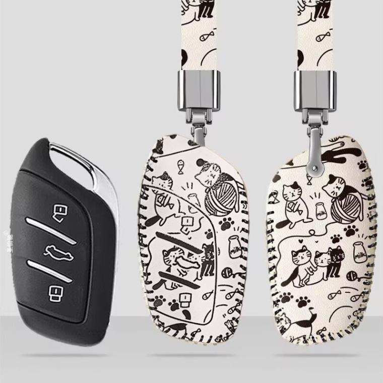 PU Vỏ Bảo Vệ Chìa Khóa Xe Hơi MG6 , MG Hs , MG Zs 2022 2023 2024 2025 Ốp chìa khoá MG RX5 MG4