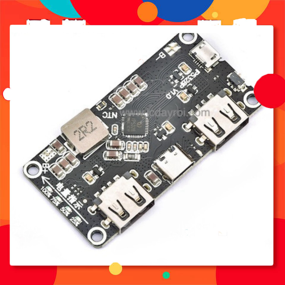 Mạch sạc pin dự phòng IP5328 (Sạc nhanh QC3.0 PD 18w) Điện Tử Store99