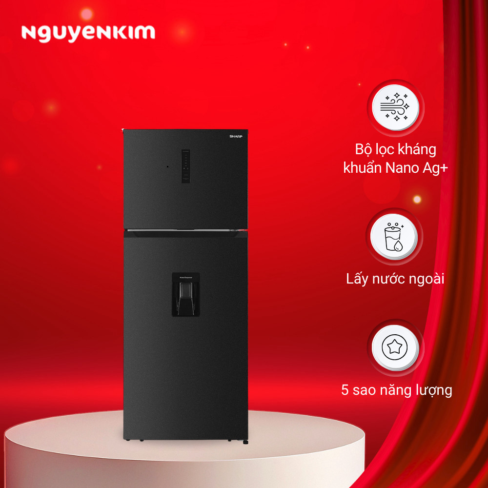 Tủ lạnh Sharp Inverter 417 lít SJ-X417WD-DG