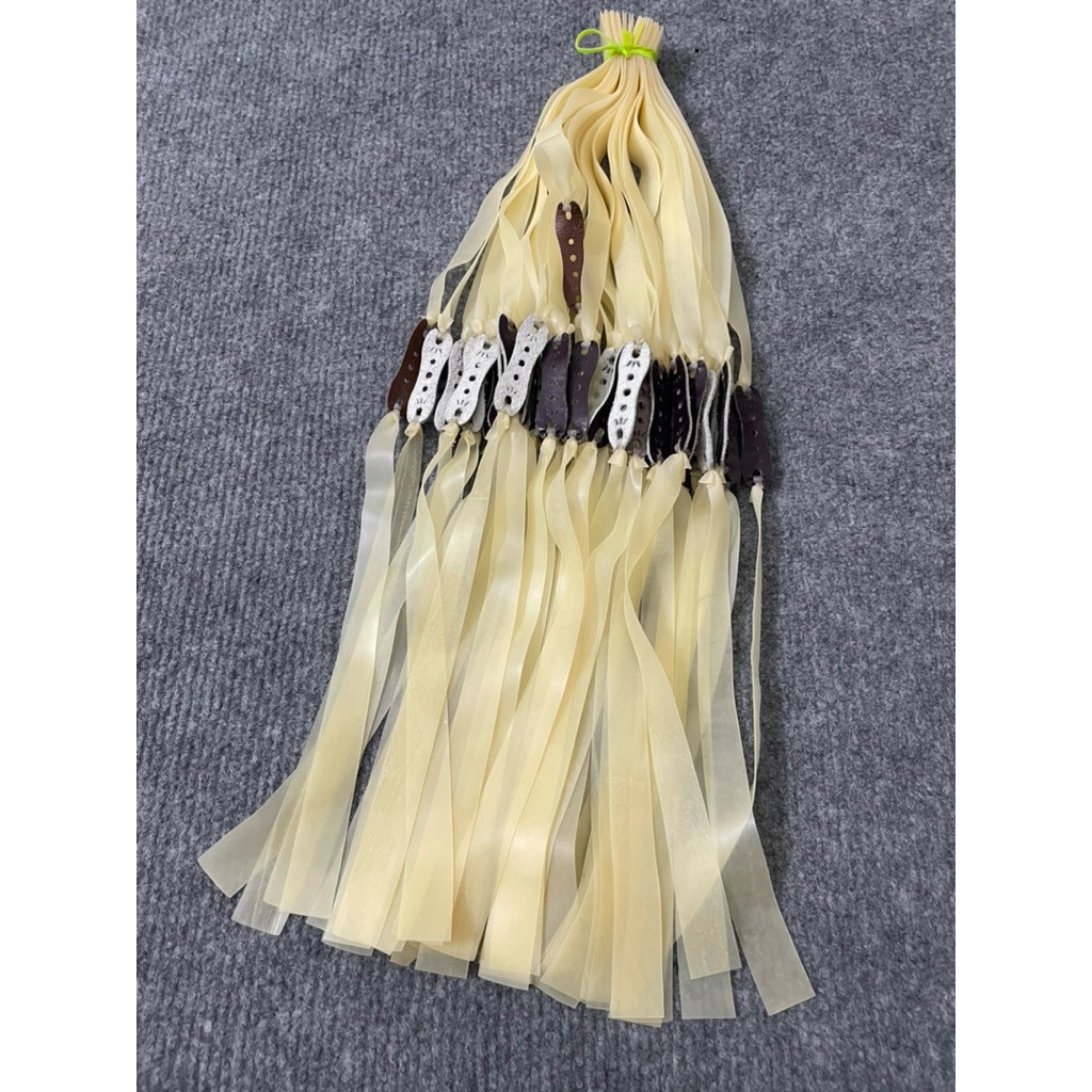 Dây kháng lực pesi 0.65 dài 23cm chơi full màu trắng đụt bền đẹp hugyss