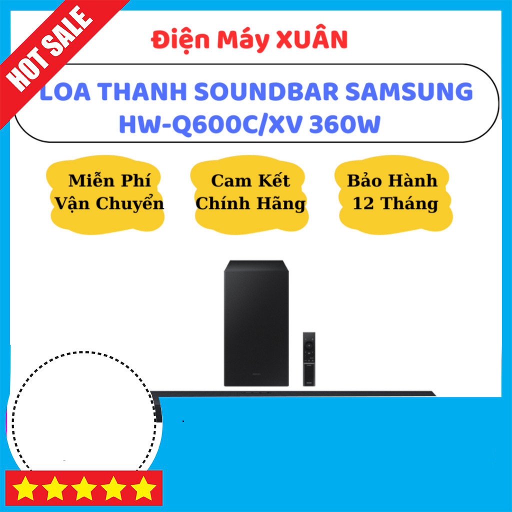 Nhắn shop Đặt loa thanh chính hãng Samsung HW-Q600C 2024 - Bảo hành 12 tháng Freeship.