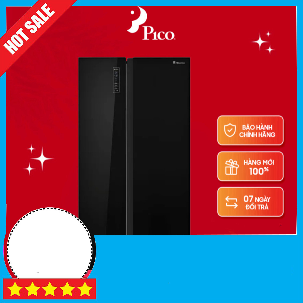 Nhắn shop Tủ Sống Hisense HS56WBG Màu Đen, 519 Lít, Inverter Đủ Bếp, Rãnh Cánh
(Kiểm tra lại trước k