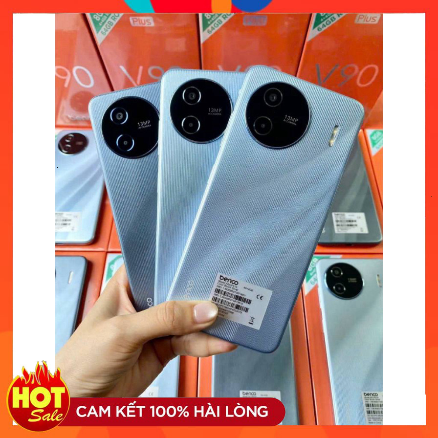 gvc-87+]=[-p [Chính Hãng] Điện Thoại Benco V90 Plus 4GB/64GB Fullbox Mới Nguyên Seal Hàng Công Ty BH