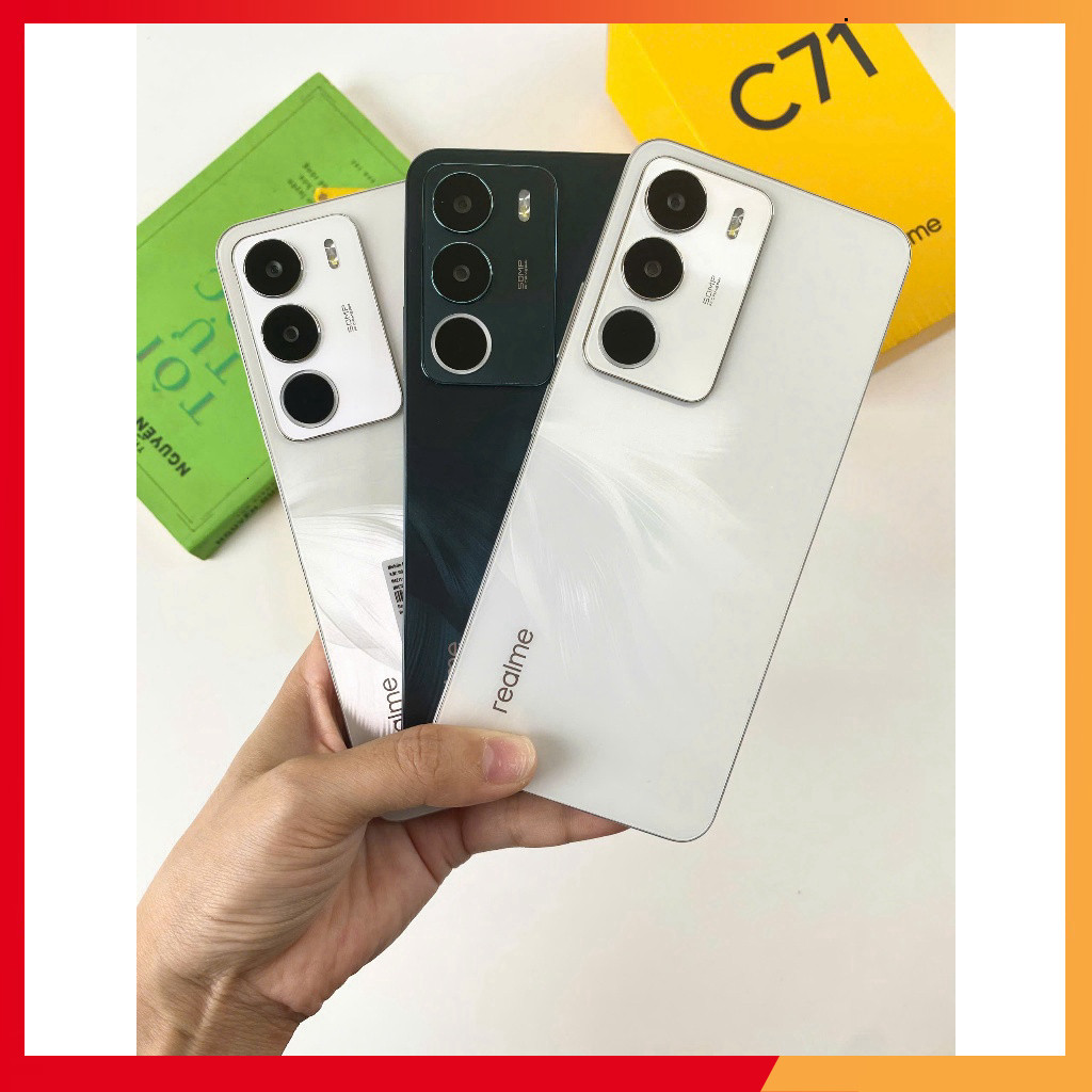 [Hàng Công Ty] Điện Thoại Chính hãng Realme C71 4GB/128GB Fullbox Mới Nguyên Seal BH 12 Tháng