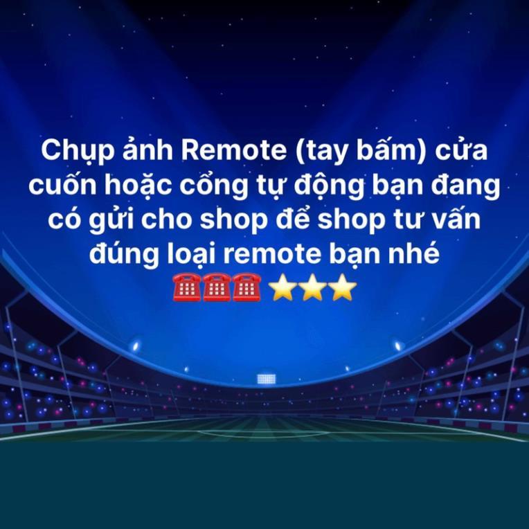 [Tặng thêm Pin] 433mhz Remote cửa cuốn cửa cổng 433mhz giá tốt