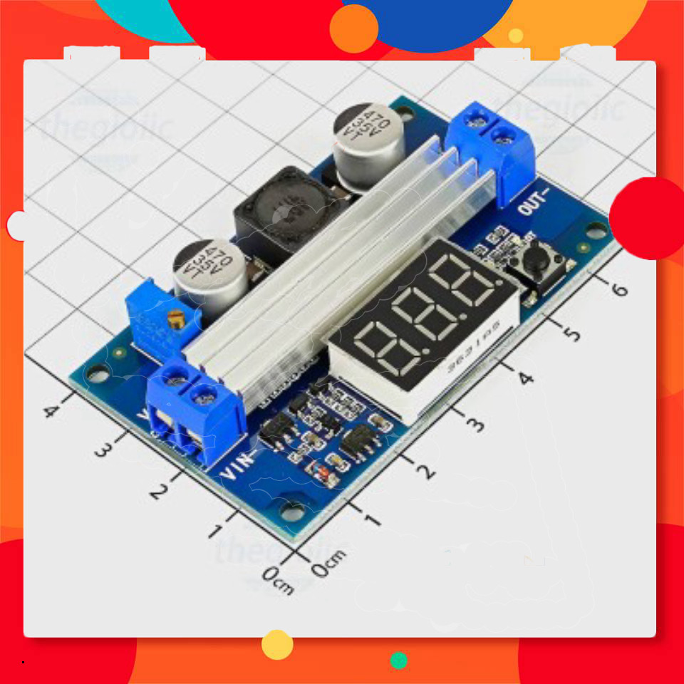 FP5139 Mạch Tăng Áp 3A 65W Có Hiển Thị Điện Tử Store99