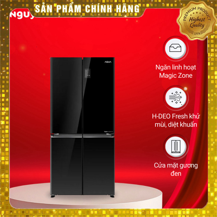 Tủ Lạnh Aqua 4 Cánh 469 Lít Inverter Chất Lượng Cao AQR-M536XA Giao nhanh toàn quốc.