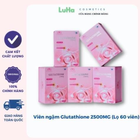 glutathione 2500mg hn quc Vin ung Dr.Hany 99 Beauty hp 60v nhp khu gip trng da, hy nm, cn bng ni tit Vin ung trng da Glutathione