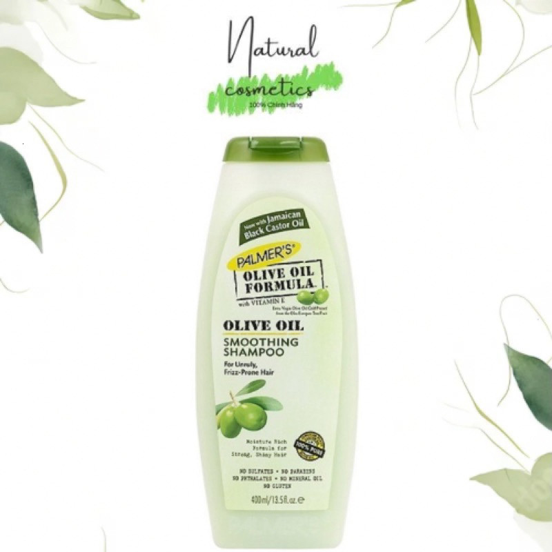 [Chính Hãng] Dầu gội dưỡng tóc suôn mượt Olive Palmer's Olive Oil Formula (400ml)