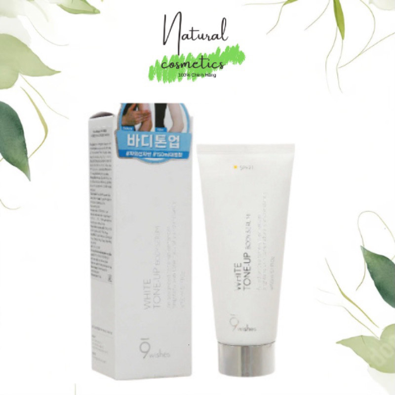[Chính Hãng] KEM DƯỠNG TRẮNG DA 9WISHES VÀ MAKEUP BODY CHỐNG NẮNG 9WISHES